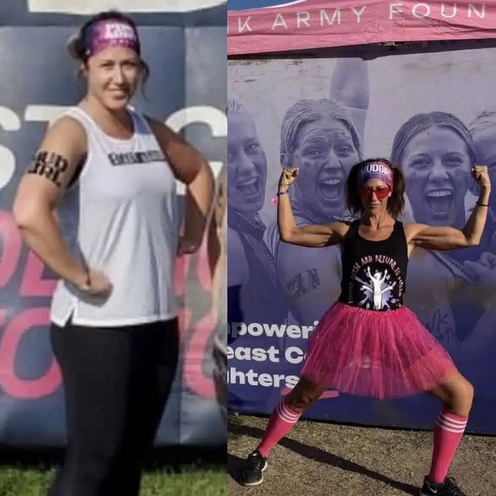 Screenshot before after altered athletics