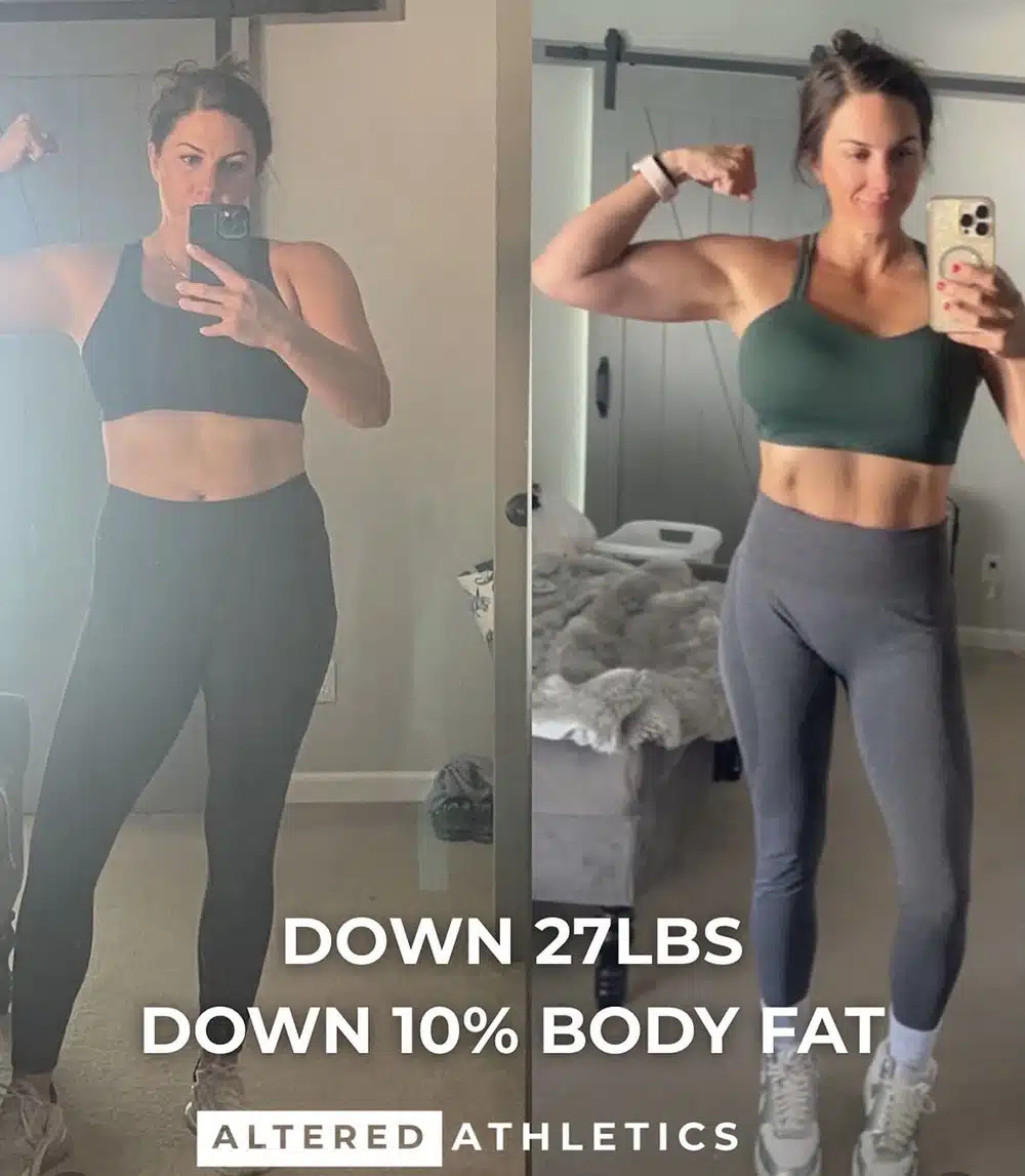 Screenshot down 27 pounds